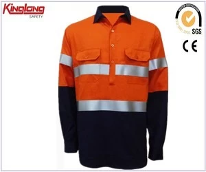 porcelana Chaqueta de trabajo de algodón puro al por mayor de China, ropa de trabajo de manga larga unisex fabricante