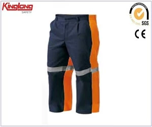 Čína Čína dodavatel prachotěsných pracovních kalhot, kalhoty pro těžký náklad s reflexními pásky výrobce