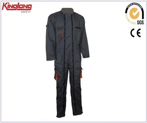 China China manufacturer working garments 2 long zipper workwear  coveralls manufacturer