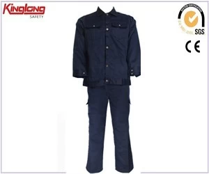 An tSín China safety workwear mid eastern market high quality suit, full cotton multi pockets suit déantóir