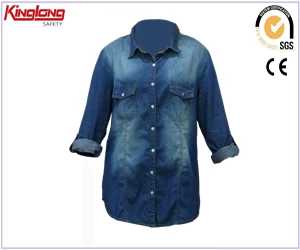 China China supplier new arrival chest pockets long coat, single-breasted buttons fashionable long coat manufacturer