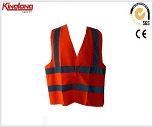 China China workwear wholesale reflective vest,high visibility orange swim sports vest manufacturer