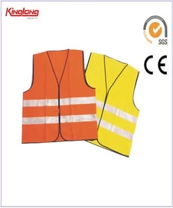 China Chinese factory latest style 100%polyester colorful safety clothing vest reflective waistcoat for men  on sale manufacturer