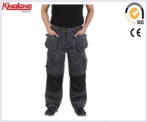 China Cool new style high quality men's cargo pants trousers workwear uniforms with multi pockets manufacturer