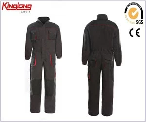 China Double stitched canvas electrician coverall with multi pockets,top quality welding coverall manufacturer