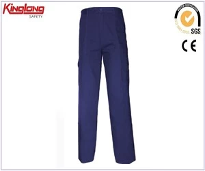 China Elastic waist mens high quality pant, side pockets nylon zipper pant fabrikant