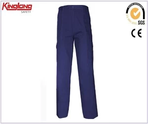 الصين Elastic waist mens high quality pant, side pockets nylon zipper pant الصانع