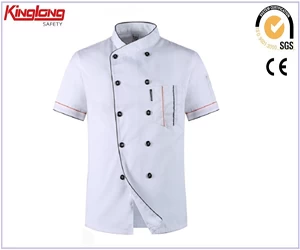 China Factory Custom Cheap Hotel Restaurant Chef Cook Uniform manufacturer