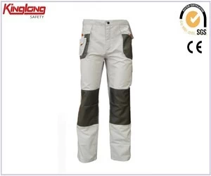 Cina Pantaloni bianchi di rinforzo alla gamba di nuovo stile alla moda, pantaloni con tasche laterali in tessuto di policotone produttore