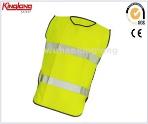 Čína Fluorescenční žlutá vysoce viditelná vesta, reflexní běžecká vesta výrobce