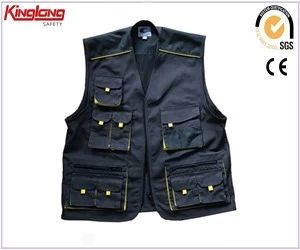 Китай Good quality workwear vest,men's fishing garments with no sleeve производителя