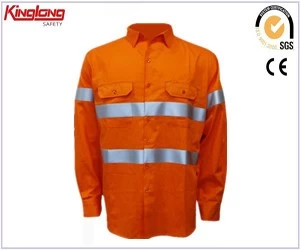 Čína Hi Vis pracovní košile, pánská bezpečnostní košile Hi Vis pracovní košile, Austrálie Hot Sell pánská bezpečnostní košile Hi Vis výrobce