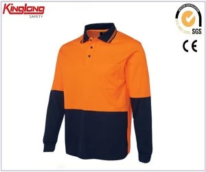 Chiny Hi-vis Safety Polo Shirt dostawca Chiny, HiVis Two Tone Action Fluoro Yellow Tania koszulka bezpieczeństwa producent