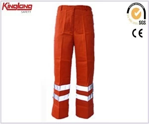 China Hi vis mens working trousers for sale,Poly cotton fabric workwear pants China supplier manufacturer
