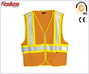 China Colete de segurança reflexivo para roupas de trabalho de verão de alta visibilidade, tecido de algodão poli de alta qualidade roupas de trabalho de alta visibilidade fabricante
