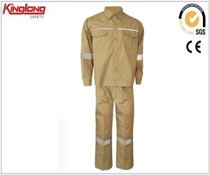 An tSín Ard Léargas Éadaí oibre Éide, 100% Pants Cadás Redlective agus Shirt déantóir