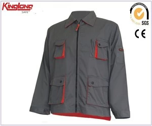 China High quality durable power jacket, brass buttons and PVC zippers power jacket manufacturer