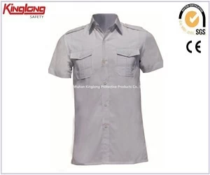 Chiny Wysokiej jakości najlepiej sprzedająca się fajna koszula, modna prosta koszula ze 100% bawełny producent