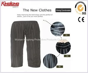 China Hot style professional chef pants uniform,Breathable high quality chef trousers China supplier manufacturer
