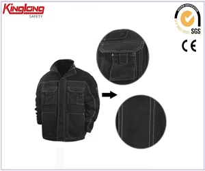 Čína Manufacture Winter Jacket Workwear Canvas Labor Jacket pro muže výrobce