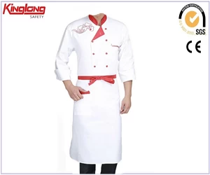 porcelana Uniforme directo de la cocina del uniforme del cocinero del algodón de la calidad superior de los fabricantes fabricante