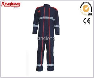 China Macacão de vestuário de trabalho retardador de fogo de alta qualidade do fabricante, macacão de segurança de baixo preço fabricante