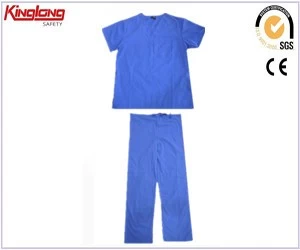 China Calças e tops de uniformes médicos, uniformes de uniformes médicos para mulheres e homens Conjunto de uniformes cirúrgicos médicos, blusa e calças fabricante