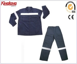 China Mannen Mechanic Two Piece kleding, Oil Mining Safety Work Wear Mannen Mechanic Two Piece Overall fabrikant
