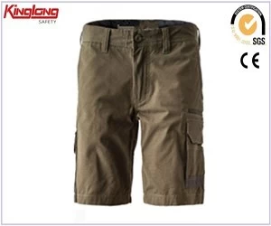 porcelana Hombres de poliéster de tela de algodón ropa de trabajo pantalones, pantalones de verano medio pantalones para hombres fabricante