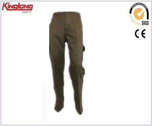 China Mens wholesale fashionable style black cargo trousers manufacturer