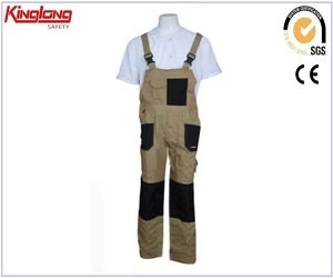 China Modern Comfortable Canvas overalls workwear,cheap bibpants for industry workers manufacturer