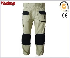 Chiny Wielofunkcyjny Kieszenie Spodnie, Duratex Bawełna Khaki Cargo Pants producent