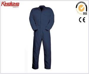 China Navy blue sample style overall design mens work clothes coverall for wholesale sale manufacturer