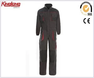 porcelana New arrival chest pockets shoulder reinforcement coverall,long sleeves side pockets coverall fabricante