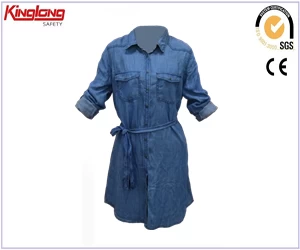 Čína New arrival fashionable and functional female long coat, single-breasted buttons long sleeves long coat výrobce
