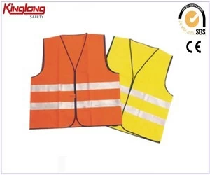 China New arrival high quality no sleeves vest, spring style mens reflective tapes vest manufacturer