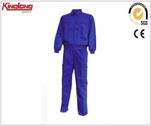 China New arrival long sleeves durable and functional suit, chest pockets brass zipper suit uniform manufacturer