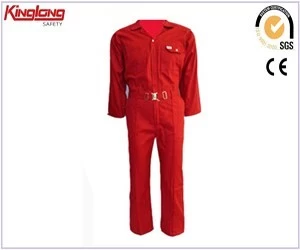 An tSín Dearadh nua sleeves fada dearg coverall, clúdaíonn waist leaisteacha ardchaighdeáin déantóir