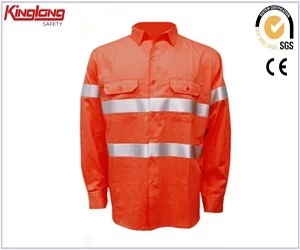 Cina Nuova giacca hivi da lavoro di colore rosso di design, produttore cinese di giacche da lavoro da uomo ad alta visibilità produttore