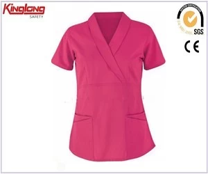 Chiny New style unisex polycotton 155gsm nursing scrubs,High quality hot sale women hospital uniforms producent