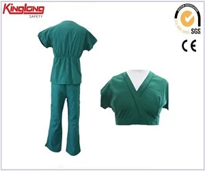 China Verpleegstersuniform Gedrukte katoenen patronen van medische kleding voor uniformen voor ziekenhuisspullen fabrikant