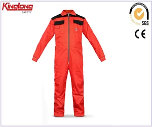 China Orange Cotton High Vis reflective safety fire retardant coverall manufacturer