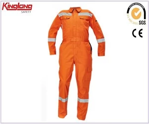 China Overall with Leg Pockets-Reflective Overall with Leg Pockets-Orange Reflective Overall with Leg Pockets manufacturer