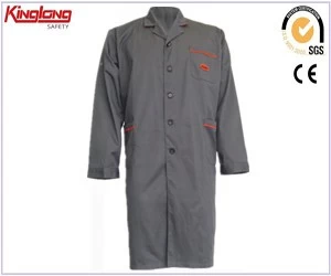 China Personalised Long Power Workwear Lab Coat , Medical Staff Nursing / Doctor Hospital Uniforms Lab Coat manufacturer
