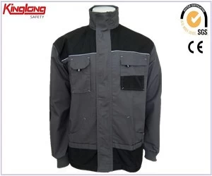China Polycotton mens workplace work uniform jacket, Polycotton European classic mens workplace work uniform jacket manufacturer