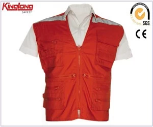 Kiina Polyesteri Traffic Safety Vest, EN20471 Huomioliivi, Custom varoitusvaatteet Huomioliivi valmistaja