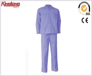 China Estilo popular terno azul de manga comprida, trabalhador terno azul multifuncional para homem fabricante