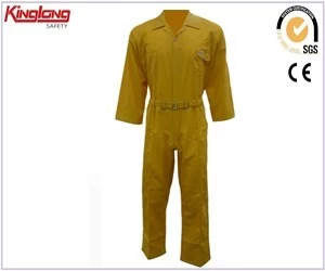 China Protective Clothing Orange Security Uniform, 100% Cotton Work Coverall Wholesale manufacturer