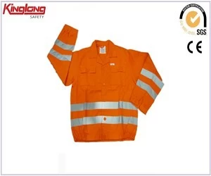 Cina Nastri riflettenti camicia arancione ad alta visibilità, nuova camicia moda stile per uomo produttore