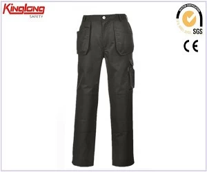 China Rip-stop high quality competitive price workwear mens workwear uniform cargo pants with detachable pockets manufacturer